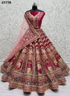 2577b & 2577c By Anjani Art Velvet Fancy Dori Work Sequins Embroidery Work Bridal Lahenga Choli Wholesalers In Delhi